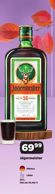 Likier Jägermeister promocja w Netto