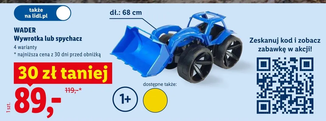 Wywrotka Wader promocja w Lidl