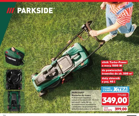 Kosiarka do trawy PARKSIDE promocja w Kaufland