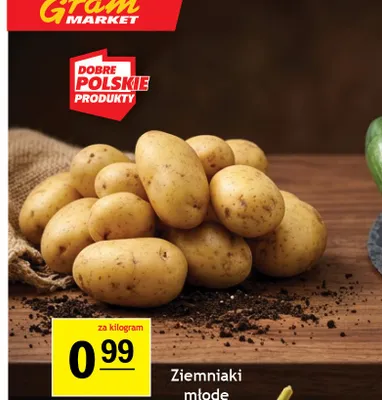 Ziemniaki młode promocja w Gram Market