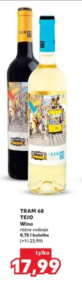 Wino TRAM 68 TEJO promocja w Kaufland