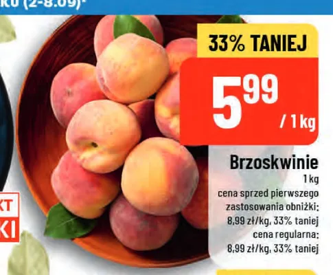 Brzoskwinie promocja w POLOmarket