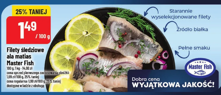 Filety śledziowe promocja w POLOmarket