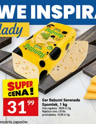 Ser Babuni Serenada Spomlek promocja w Twój Market
