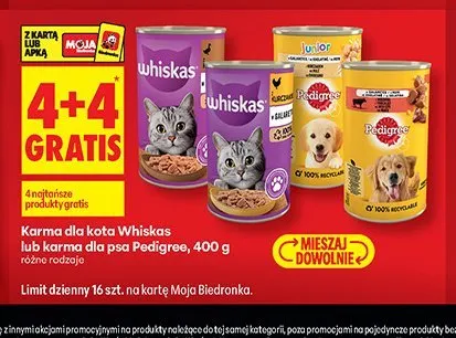 Karma dla kota Whiskas promocja w Biedronka