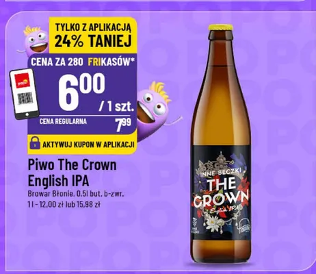 Piwo The Crown English IPA promocja w POLOmarket