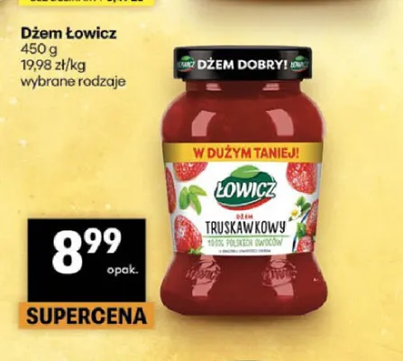 Dżem truskawkowy Herbapol promocja w Delikatesy Centrum