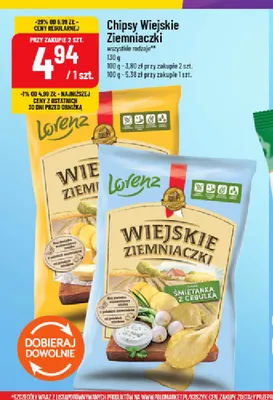 Chipsy Wiejskie Ziemniaczki promocja w POLOmarket