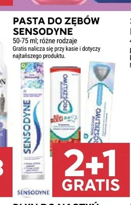 Pasta do zębów Sensodyne Fluoride promocja w Stokrotka