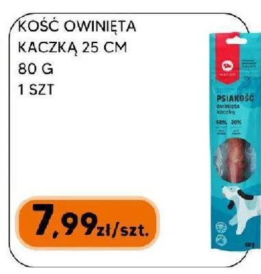 Przysmak dla psa kość owinięta kaczką Maced 25 cm promocja w HIPPER.pl