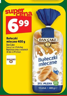 Bułeczki mleczne Dan Cake promocja w TOPAZ