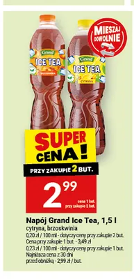 Napój Grand Ice Tea cytryna promocja w Twój Market