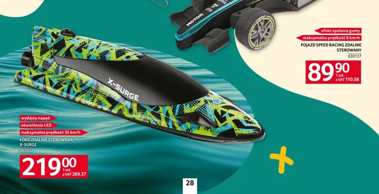 Łódź zdalnie sterowana X-Surge promocja w Selgros