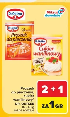 Proszek do pieczenia Dr. Oetker promocja w Carrefour
