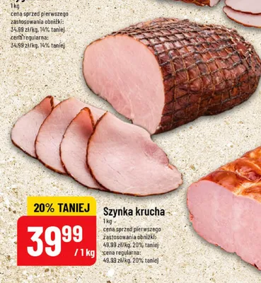 Szynka krucha promocja w POLOmarket