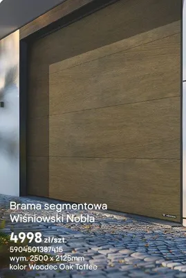 Brama segmentowa Wiśniowski Nobla promocja w Castorama