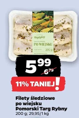 Filety śledziowe po wiejsku promocja w Netto