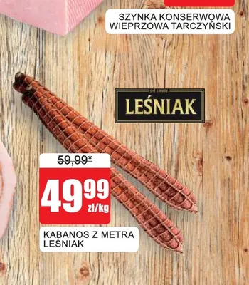 Kabanos z metra Leśniak promocja w Bingo