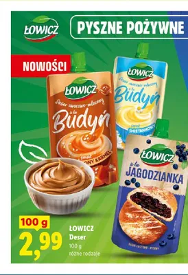 Deser, różne rodzaje promocja w Lidl
