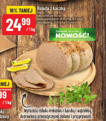 Rolada z kaczką promocja w POLOmarket