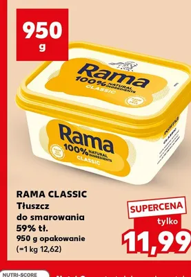 Tłuszcz do smarowania 59% Rama Classic promocja w Kaufland