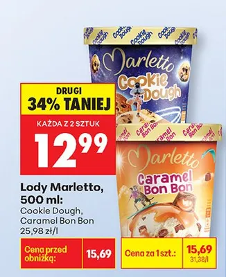 Lody Caramel Bon Bon 500ml promocja w Biedronka