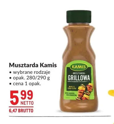 Musztarda Kamis promocja w Makro