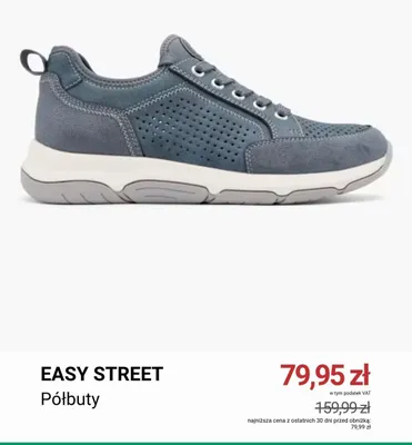 Półbuty damskie Easy Street promocja w Deichmann
