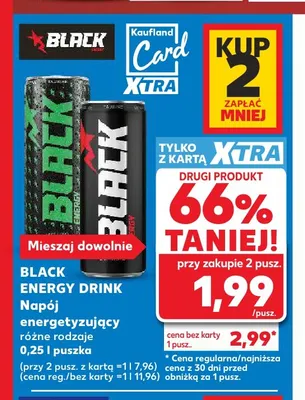 Napój energetyzujący Black Energy Drink Classic promocja w Kaufland