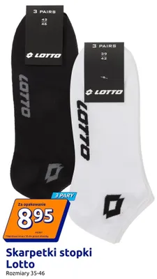 Skarpetki stopki Lotto 3-pak promocja w Action