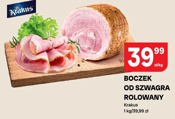 Boczek od szwagra rolowany promocja w Chorten