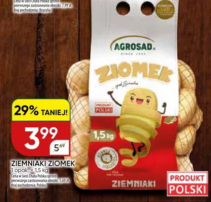 Ziemniaki ziomek promocja w Chata Polska