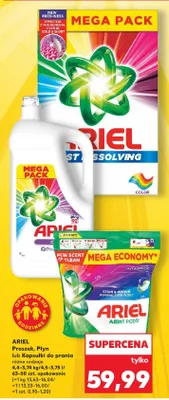 Płyn do prania Ariel Mega Pack promocja w Kaufland