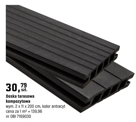 Deska tarasowa kompozytowa promocja w OBI