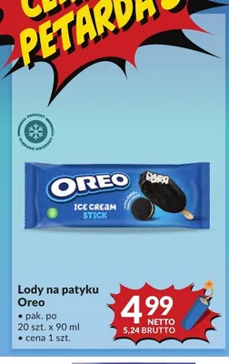Lody na patyku Oreo promocja w Makro