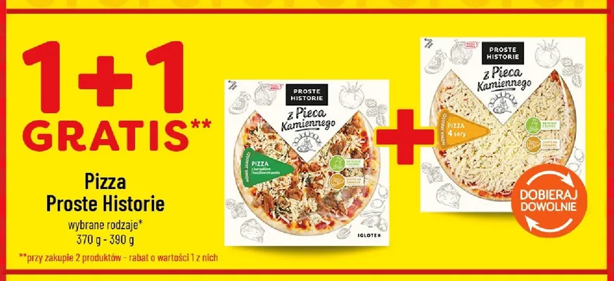 Pizza Proste Historie 4 sery promocja w POLOmarket
