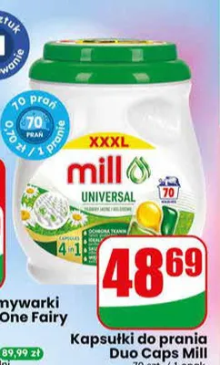 Kapsułki do prania Mill Duo Caps promocja w Dino