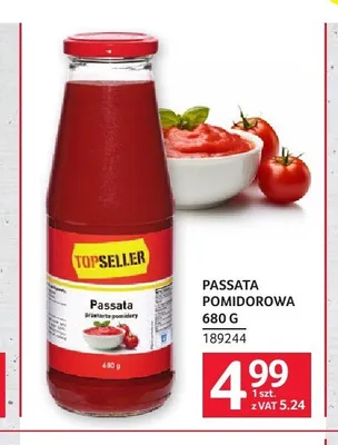 Passata pomidorowa Topseller promocja w Selgros