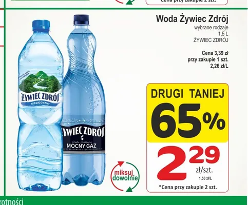 Woda Żywiec Zdrój Niegazowany promocja w Marketvita