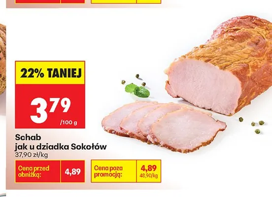Schab jak u dziadka Sokołów promocja w Biedronka