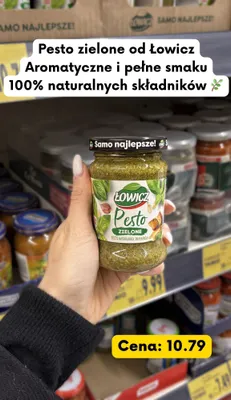 Pesto zielone promocja w Kaufland