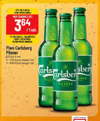 Piwo Carlsberg Pilsner promocja w POLOmarket