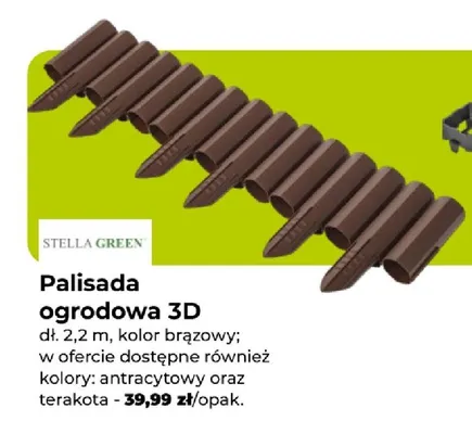 Palisada ogrodowa 3D promocja w PSB Mrówka