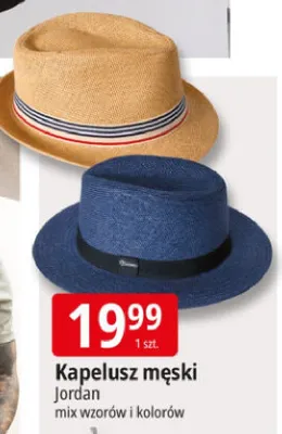 Kapelusz męski Jordan mix wzorów i kolorów promocja w Leclerc