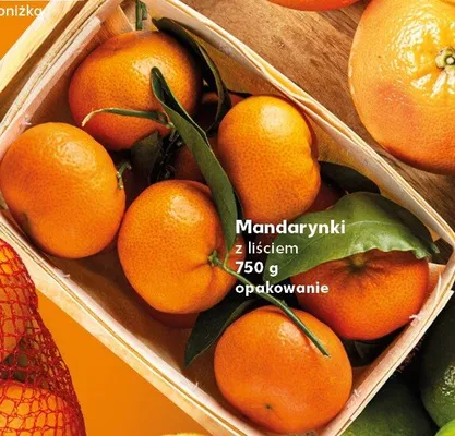Mandarynki z liściem promocja w Kaufland