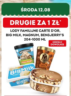 Lody Carte D'Or promocja w Żabka