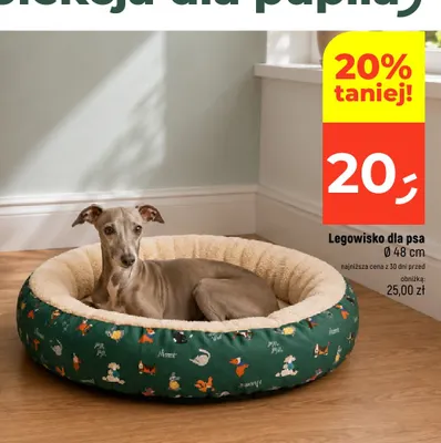 Legowisko dla psa Ø48 cm promocja w Dealz