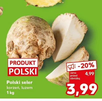 Polski seler korzeń, luzem Kaufland promocja w Kaufland