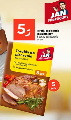 Torebki do pieczenia Jan Niezbędny 5-pak promocja w Dealz