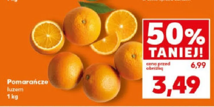 Pomarańcze luz promocja w Kaufland